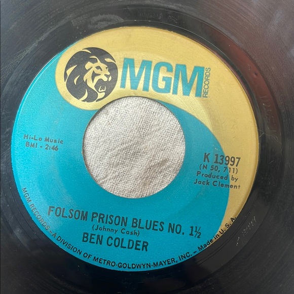 Ben Colder 45 rpm MGM Vintage Vinyl Record - Picture 2 of 4